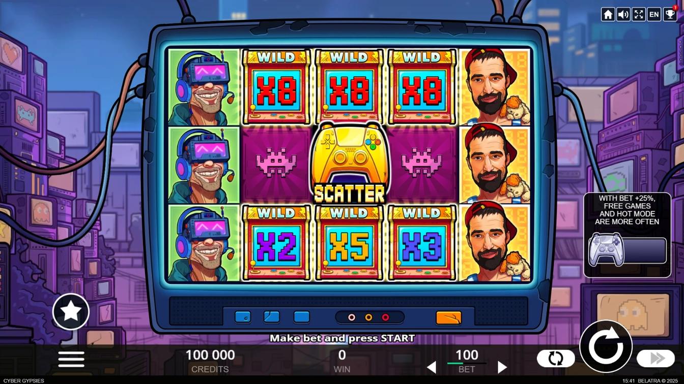 Play Cyber Gypsies online - Belatra Games - Black Dragon Lab