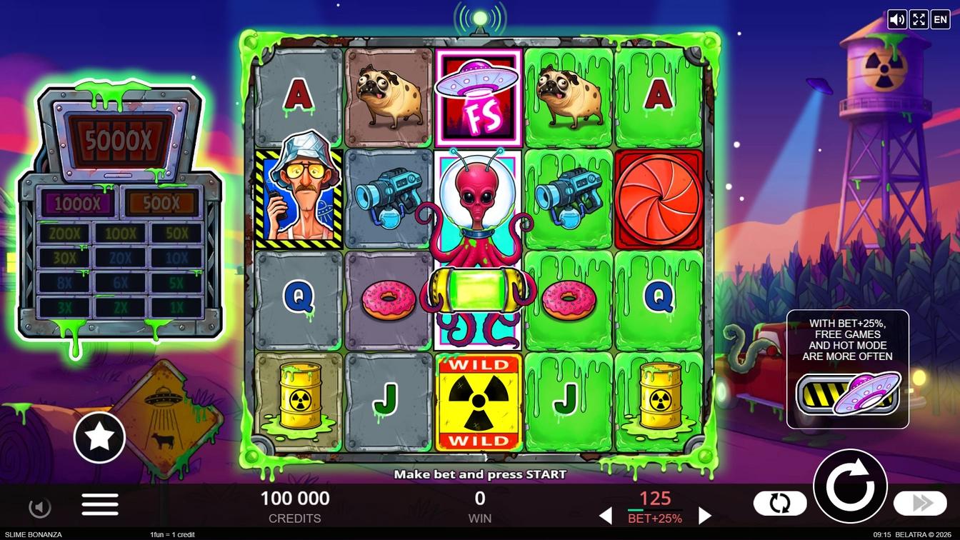 Play Slime Bonanza online - Belatra Games - Black Dragon Lab