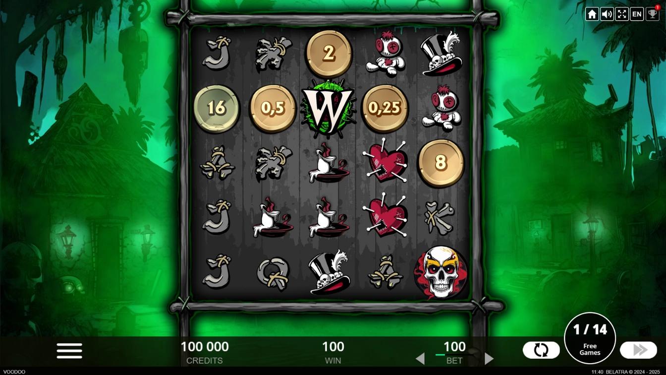 Play Voodoo Coins online - Belatra Games - Black Dragon Lab