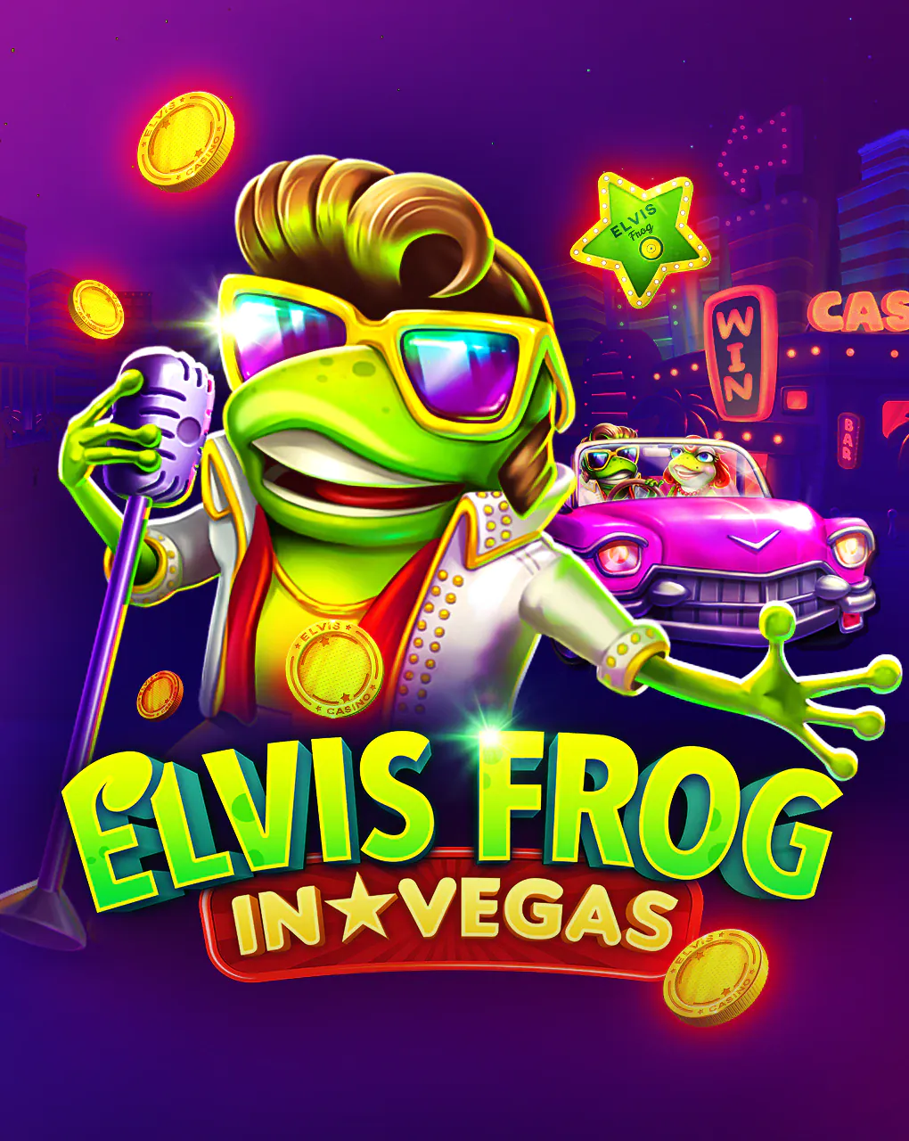 Play Elvis Frog in Vegas | Mega Jackpot & Free Spins - Play Demo online - BGaming - Black Dragon Lab