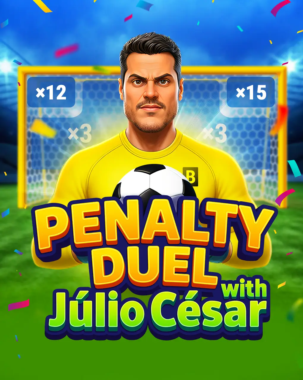 Play Penalty Duel with Júlio César by BGaming | 96.14% RTP online - BGaming - Black Dragon Lab