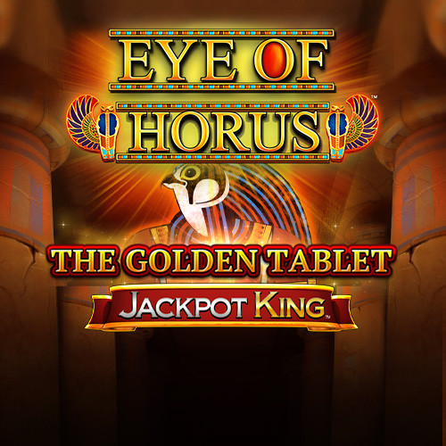Play Eye of Horus The Golden Tablet Jackpot King online - Blueprint Gaming - Black Dragon Lab