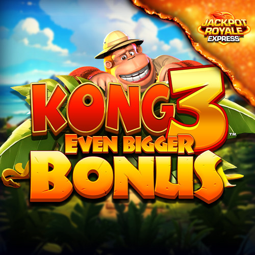 Play Kong 3 Even Bigger Bonus Jackpot Royale Express online - Blueprint Gaming - Black Dragon Lab