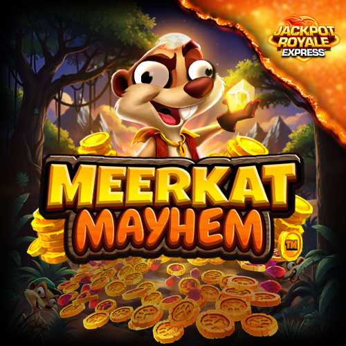 Play Meerkat Mayhem Jackpot Royale Express online - Blueprint Gaming - Black Dragon Lab