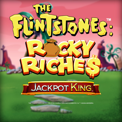 Play The Flintstones Rocky Riches Jackpot King online - Blueprint Gaming - Black Dragon Lab