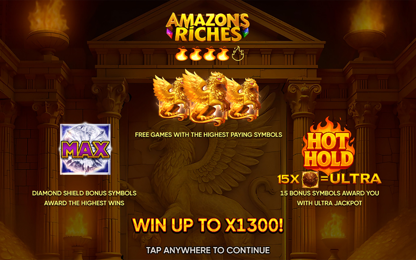 Play Amazons Riches online - Endorphina - Black Dragon Lab