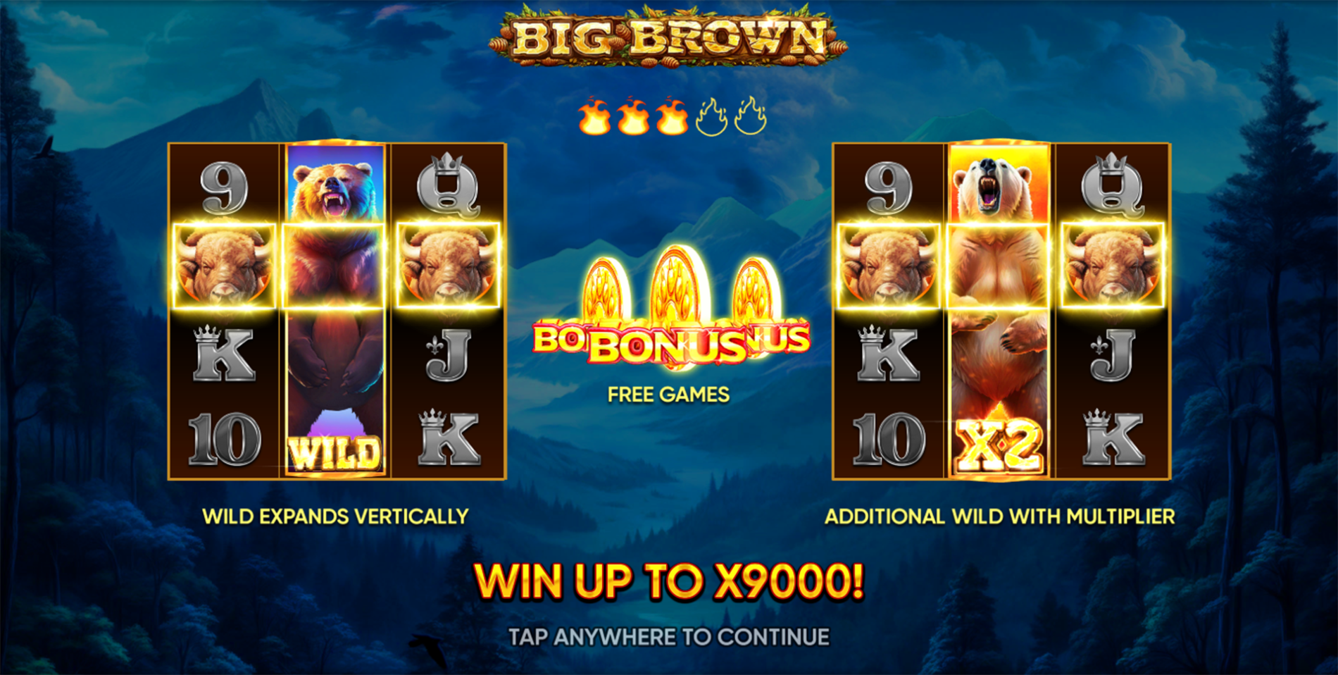 Play Big Brown online - Endorphina - Black Dragon Lab