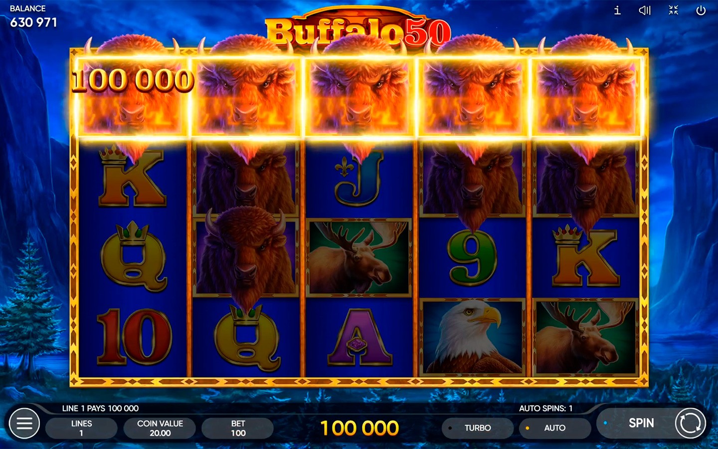 Play Buffalo 50 online - Endorphina - Black Dragon Lab
