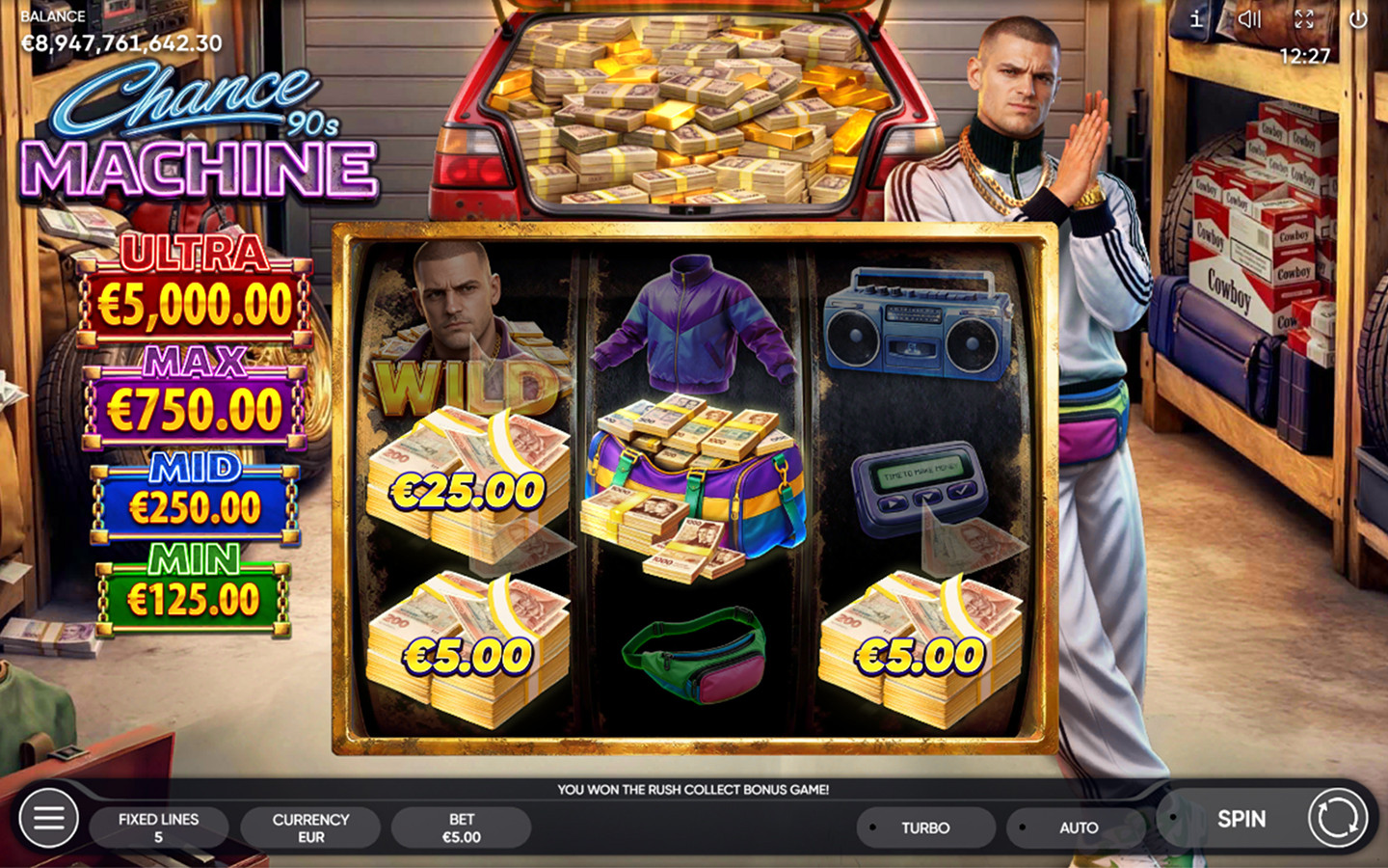 Play Chance Machine 90s online - Endorphina - Black Dragon Lab