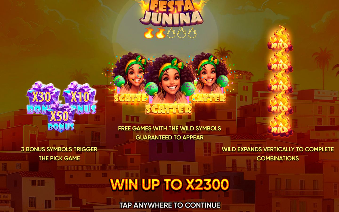 Play Festa Junina online - Endorphina - Black Dragon Lab
