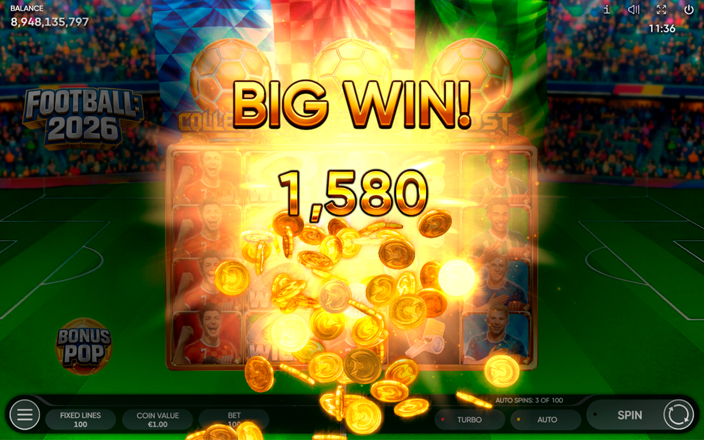 Play Football 2026 online - Endorphina - Black Dragon Lab