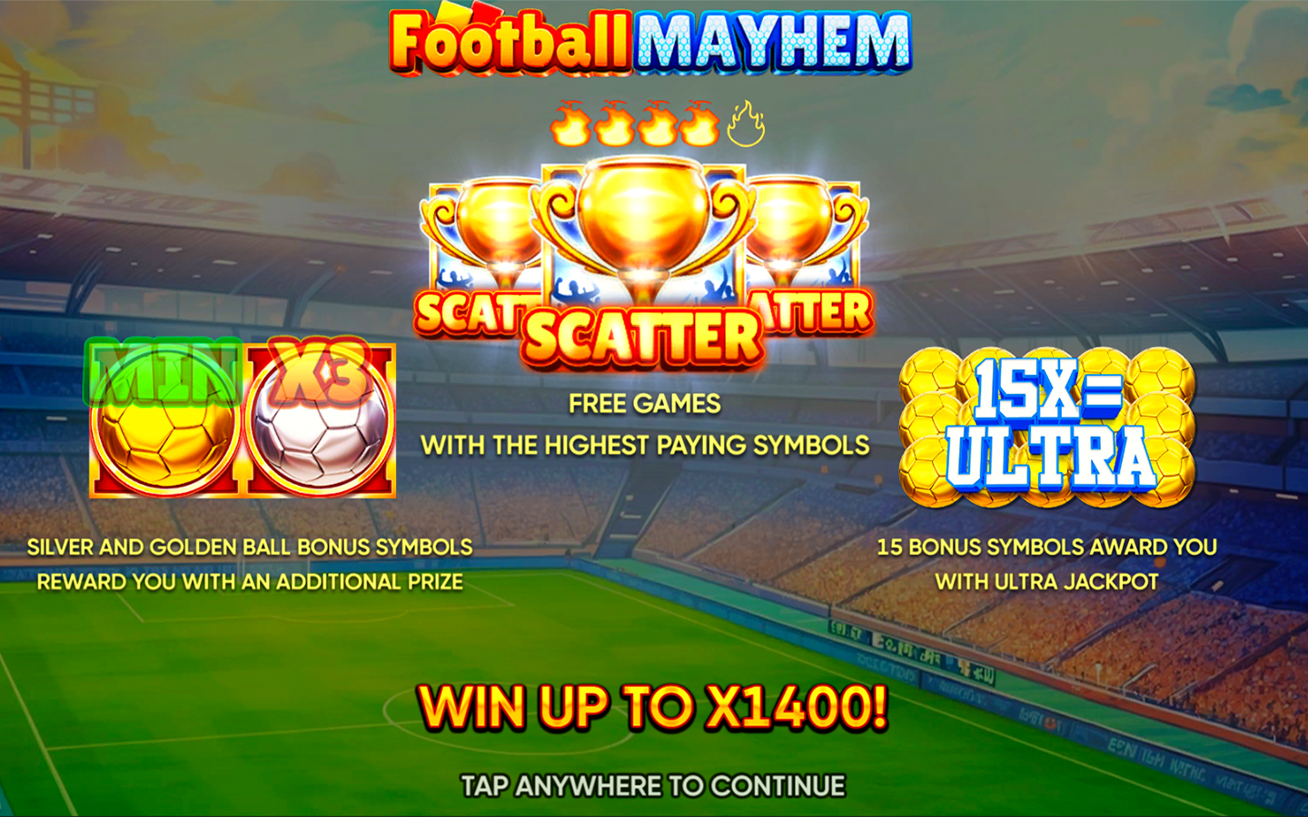 Play Football Mayhem online - Endorphina - Black Dragon Lab