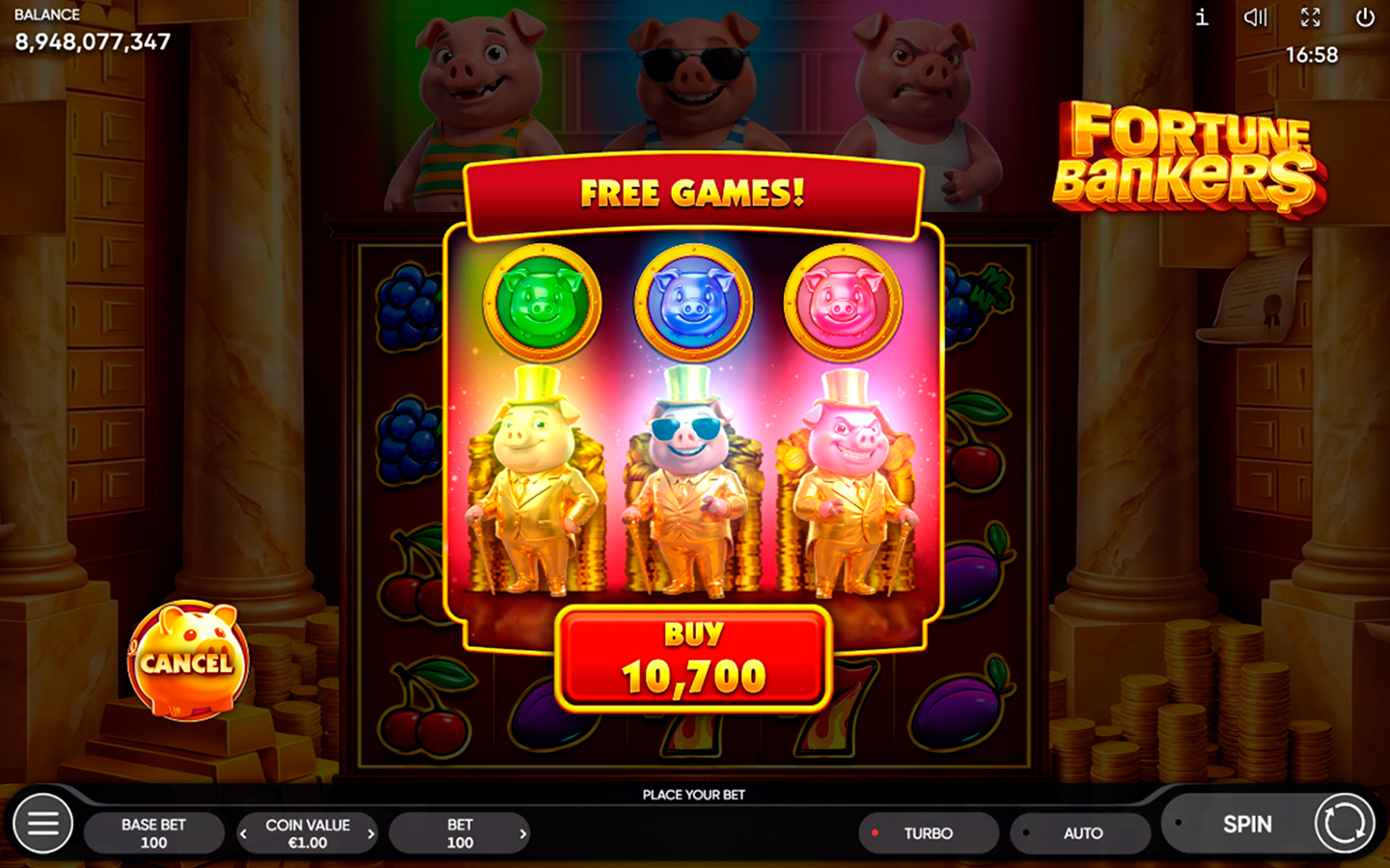 Play Fortune Bankers online - Endorphina - Black Dragon Lab