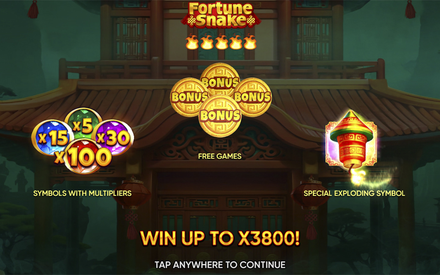 Play Fortune Snake online - Endorphina - Black Dragon Lab
