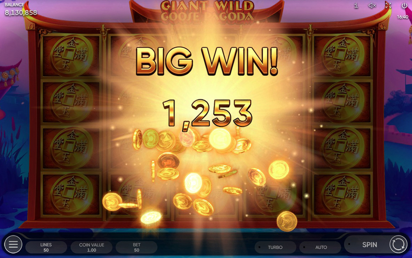Play Giant Wild Goose Pagoda online - Endorphina - Black Dragon Lab