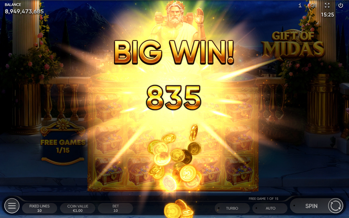 Play Gift of Midas online - Endorphina - Black Dragon Lab