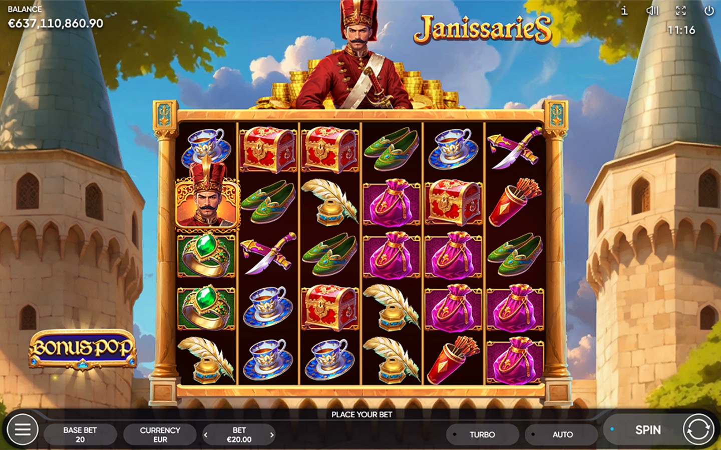 Play Janissaries online - Endorphina - Black Dragon Lab