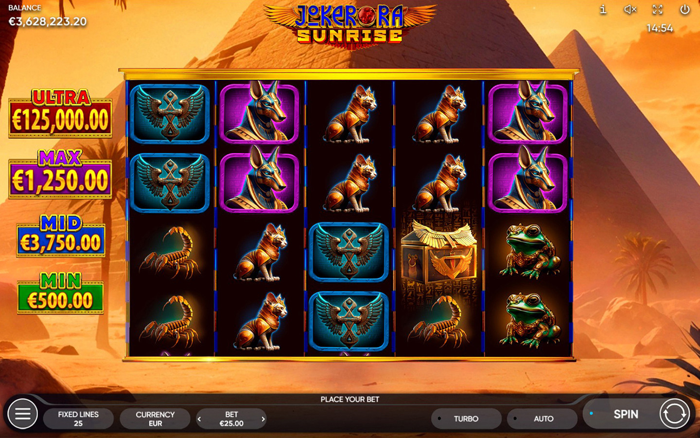 Play Joker Ra: Sunrise online - Endorphina - Black Dragon Lab