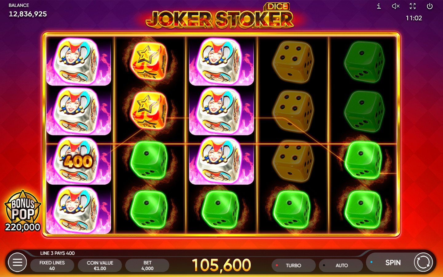 Play Joker Stoker Dice online - Endorphina - Black Dragon Lab