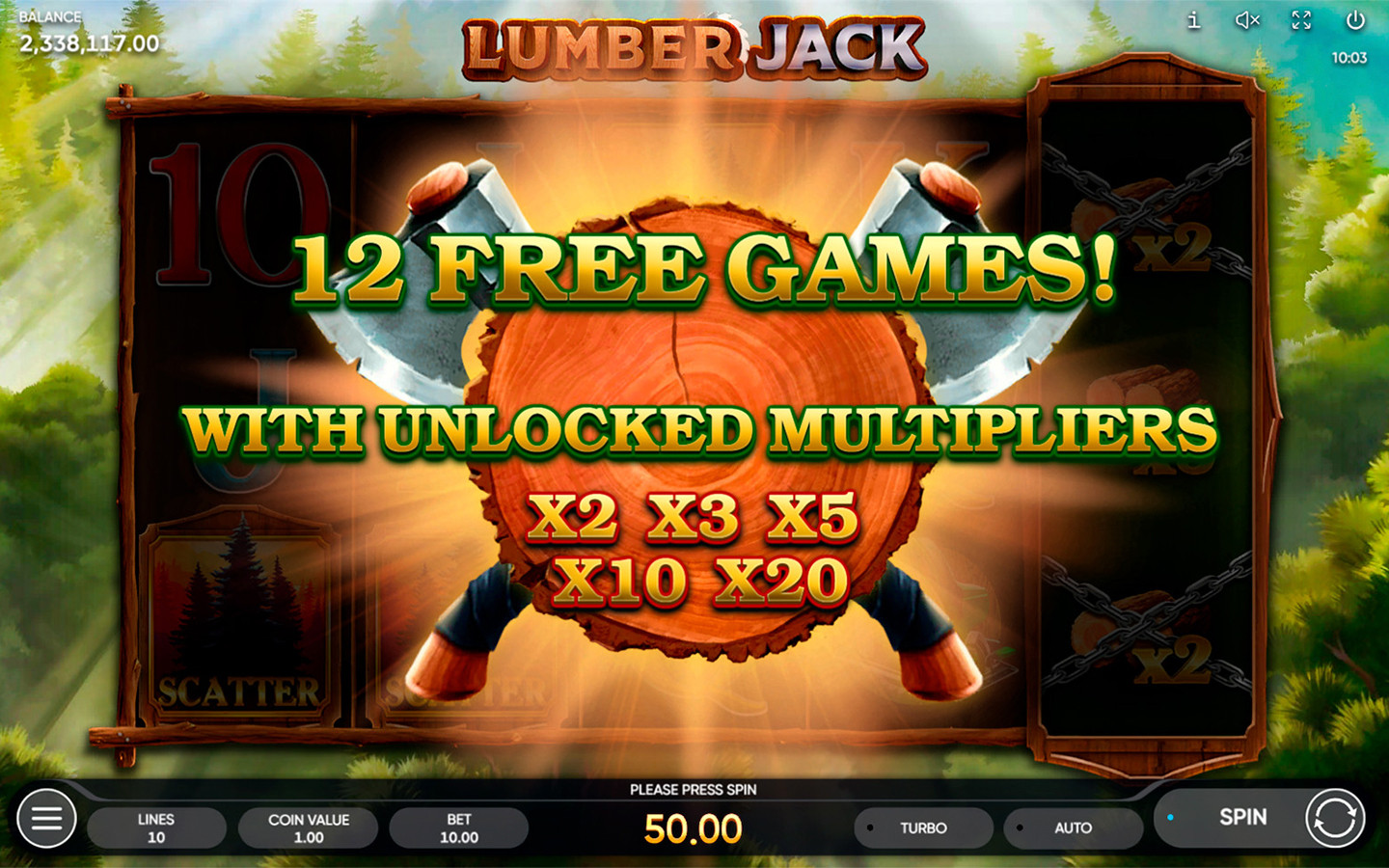 Play Lumber Jack online - Endorphina - Black Dragon Lab