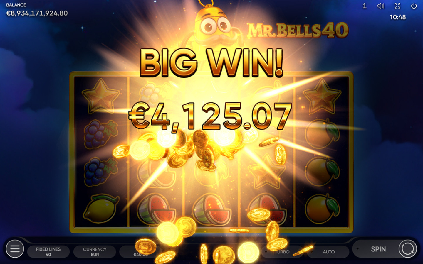 Play Mr. Bells 40 online - Endorphina - Black Dragon Lab