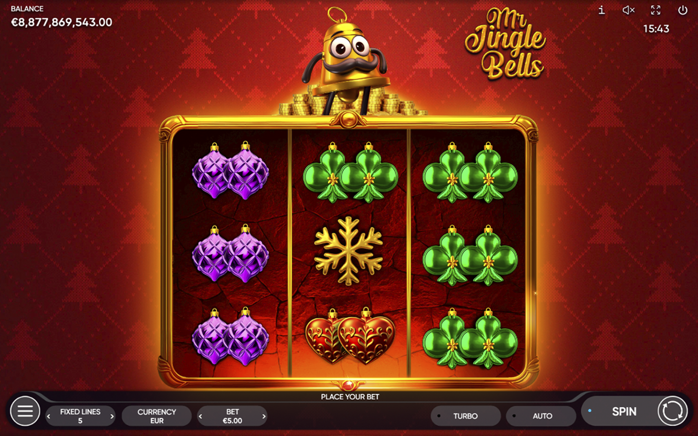 Play Mr. Jingle Bells online - Endorphina - Black Dragon Lab