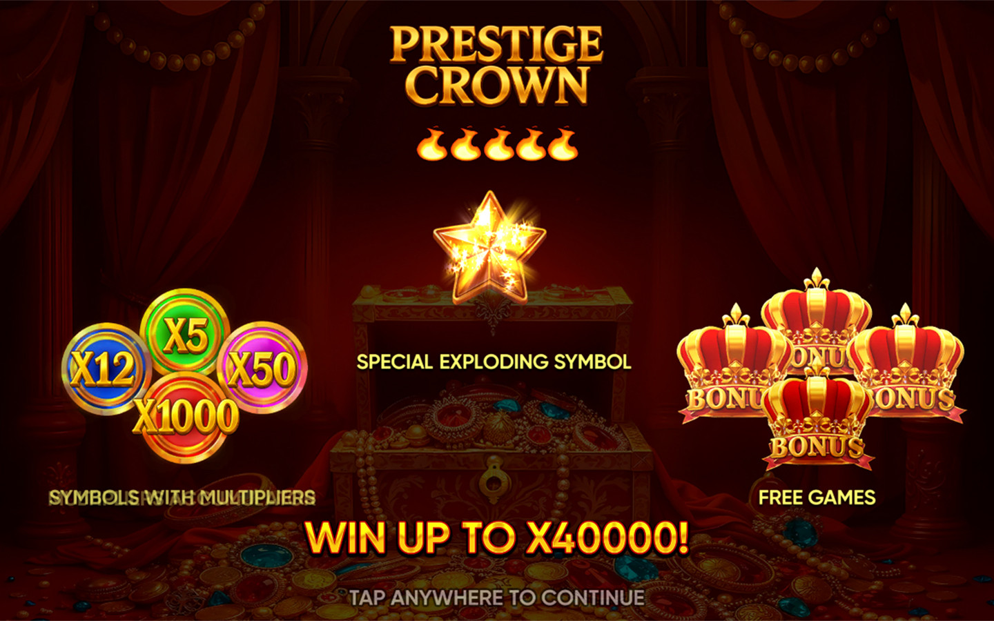 Play Prestige Crown online - Endorphina - Black Dragon Lab