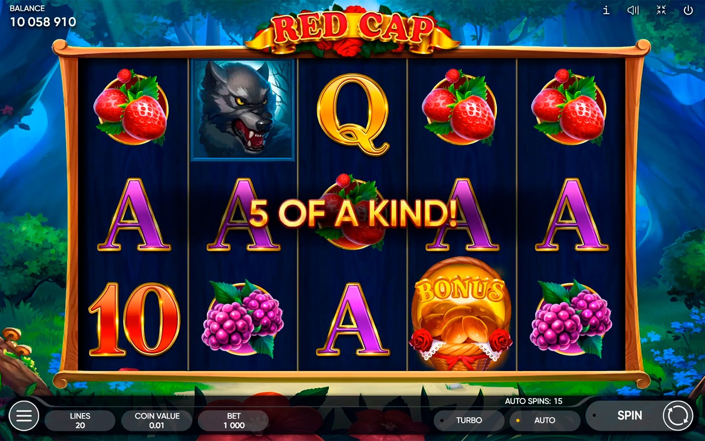 Play Red Cap online - Endorphina - Black Dragon Lab