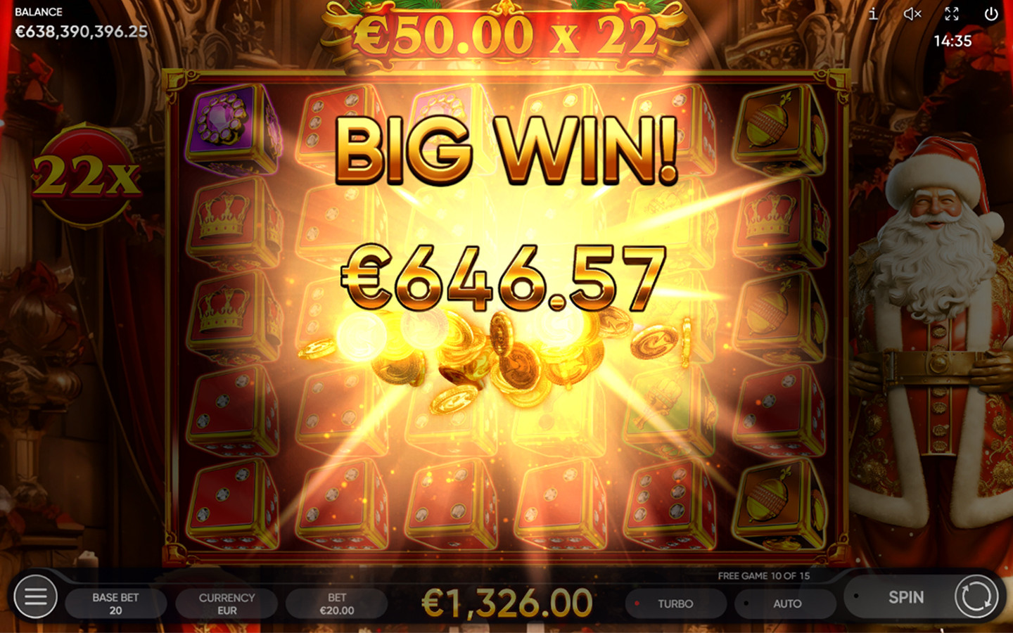 Play Royal Xmass 2 Dice online - Endorphina - Black Dragon Lab