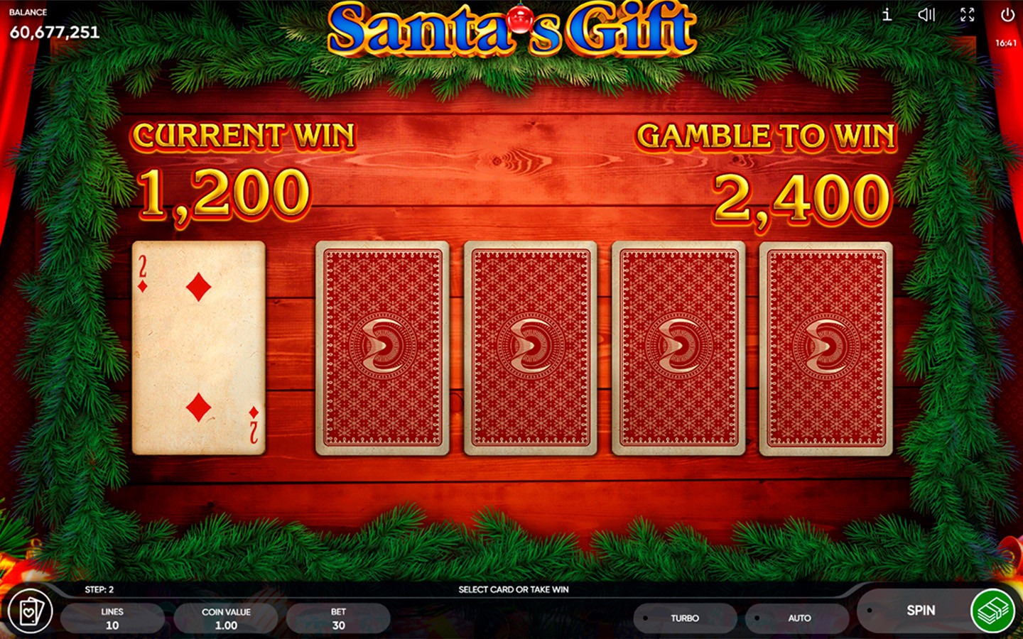 Play Santa's Gift online - Endorphina - Black Dragon Lab