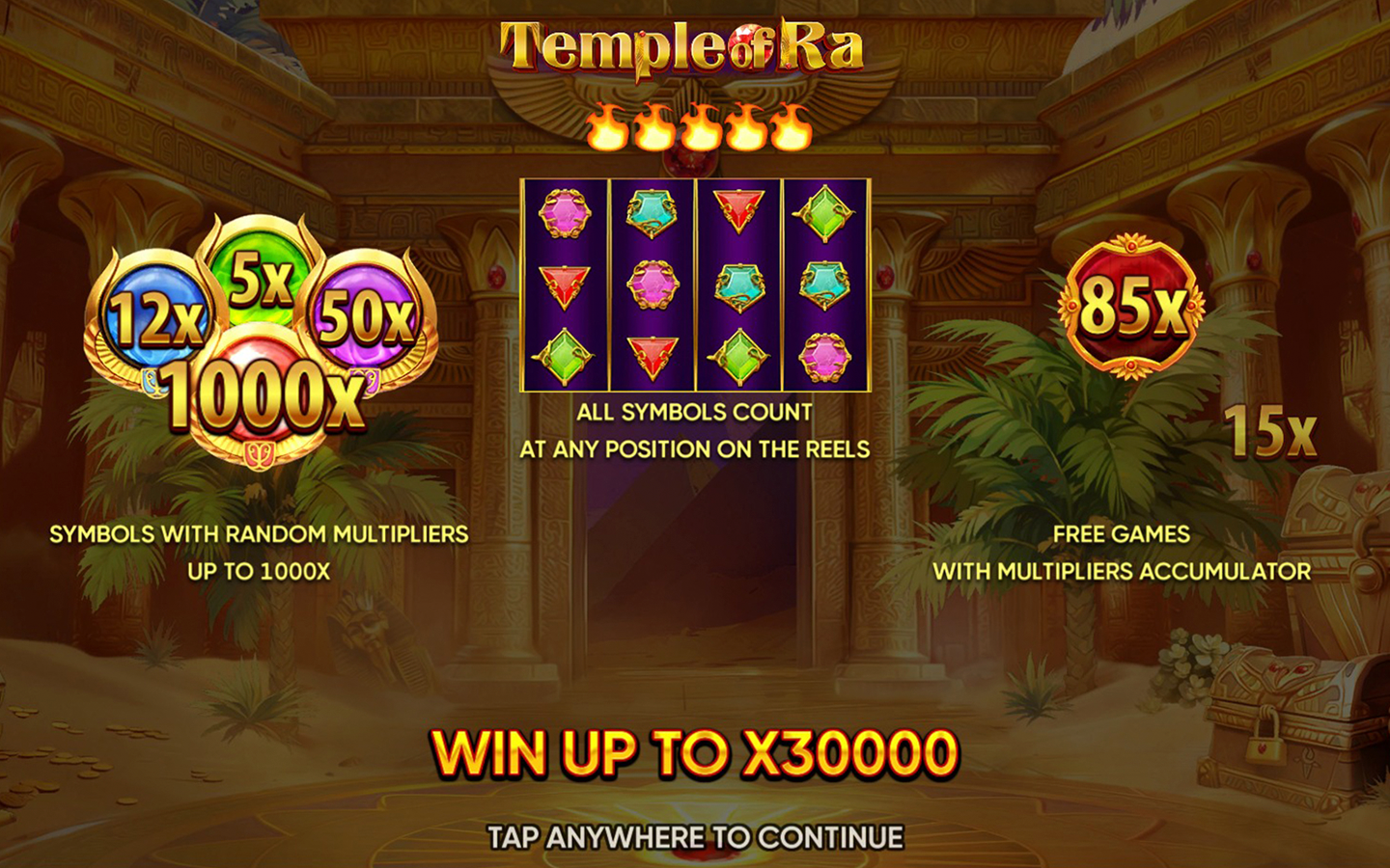 Play Temple of Ra online - Endorphina - Black Dragon Lab