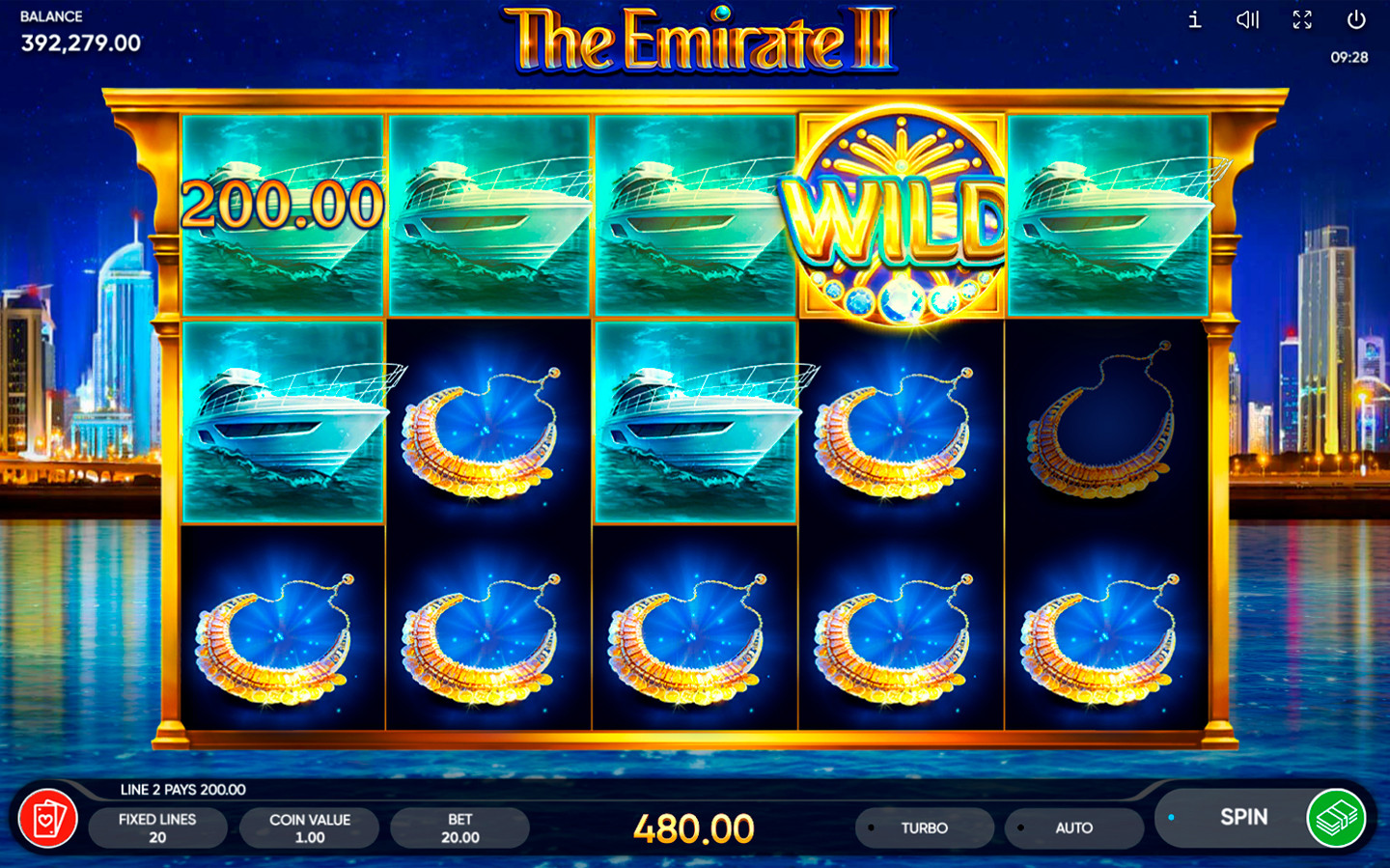 Play The Emirate II online - Endorphina - Black Dragon Lab