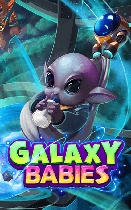 Play Galaxy Babies online - Habanero Systems - Black Dragon Lab