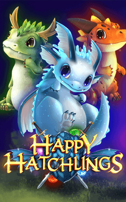 Play Happy Hatchlings online - Habanero Systems - Black Dragon Lab