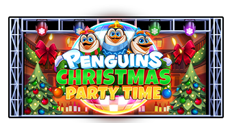 Play Penguins Christmas Party Time online - Pragmatic Play - Black Dragon Lab