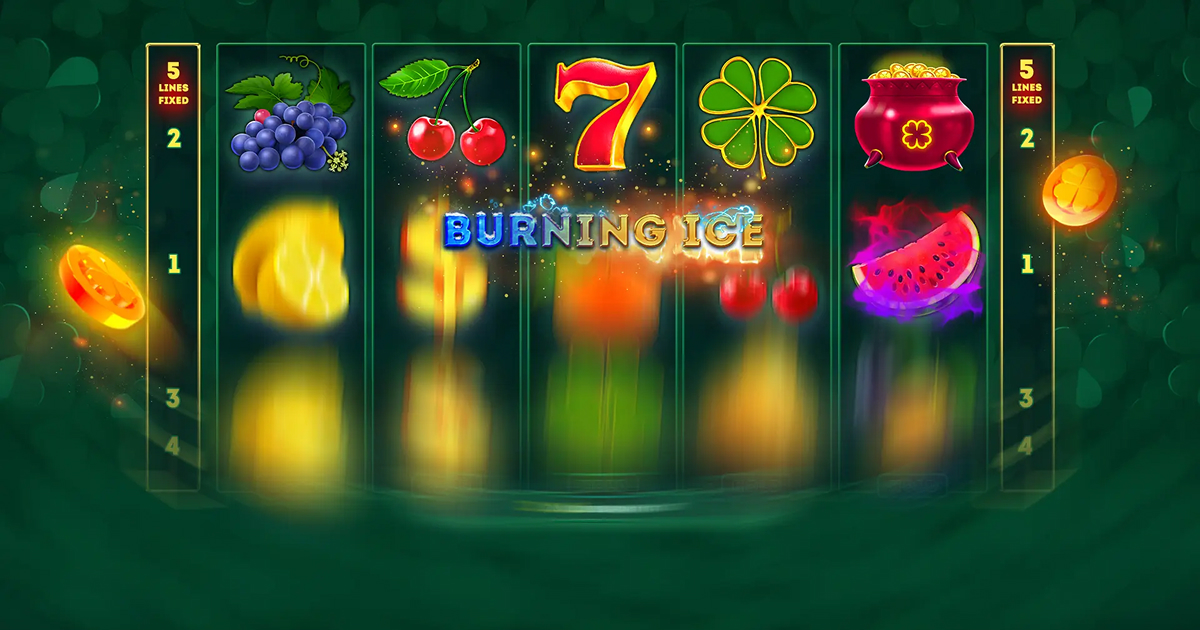 Play Burning Ice online - SmartSoft Gaming - Black Dragon Lab