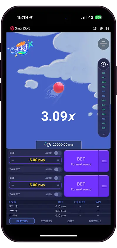 Play Cricket X online - SmartSoft Gaming - Black Dragon Lab