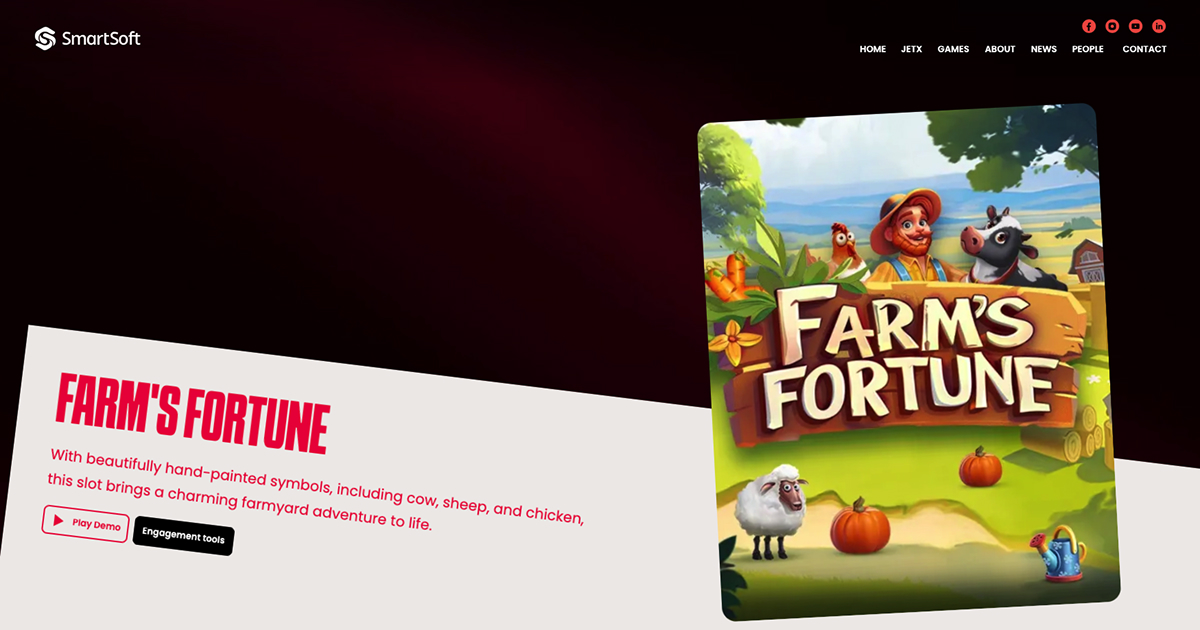 Play Farm's Fortune online - SmartSoft Gaming - Black Dragon Lab