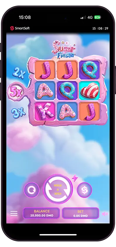 Play Sugar Fiesta online - SmartSoft Gaming - Black Dragon Lab