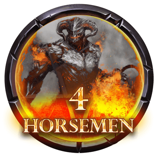 Play 4 Horsemen II online - Spinomenal - Black Dragon Lab