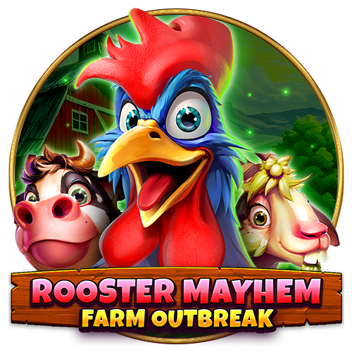 Play Rooster Mayhem – Farm Outbreak online - Spinomenal - Black Dragon Lab