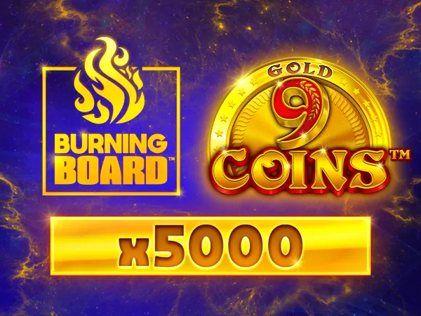 Play 9 Coins™ Gold Burning Board™ online - Wazdan - Black Dragon Lab